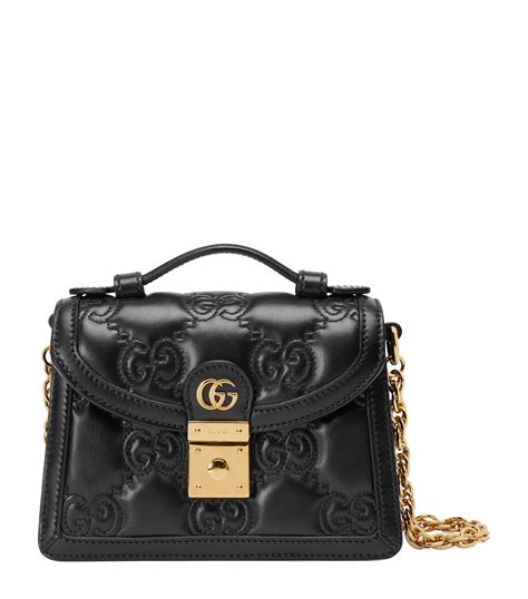 702200 gucci|Gucci GG Matelassé Small Bag Black .